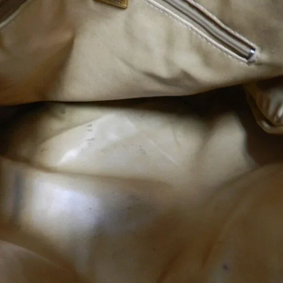 Bally Vintage Straw & Leather shoulder handbag purse made in Italy brown medium - Picture 10 of 16